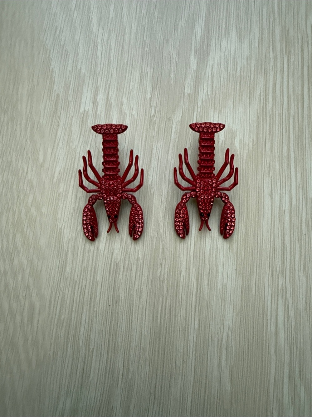 Sugarfix Red Lobster Statement Earrings - Women Jewelry Earrings